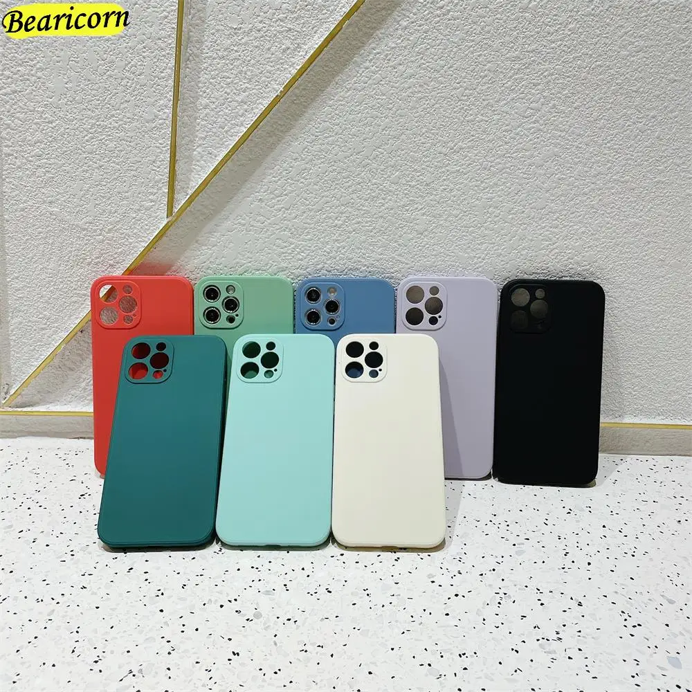 Original Square Liquid Silicon Case Fr Huawei Nova Y61 10 9 SE Honor X8 X6 X40 X40i X20 X30 X30i Play 4T 5 5T 6C 6T Pro Cover