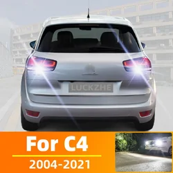 2Pcs LED Reverse Light For Citroen C4 Coupe Aircross Cactus Grand Picasso 1 2 3 Accessories 2004-2020 2021 Backup Back Up Lamp