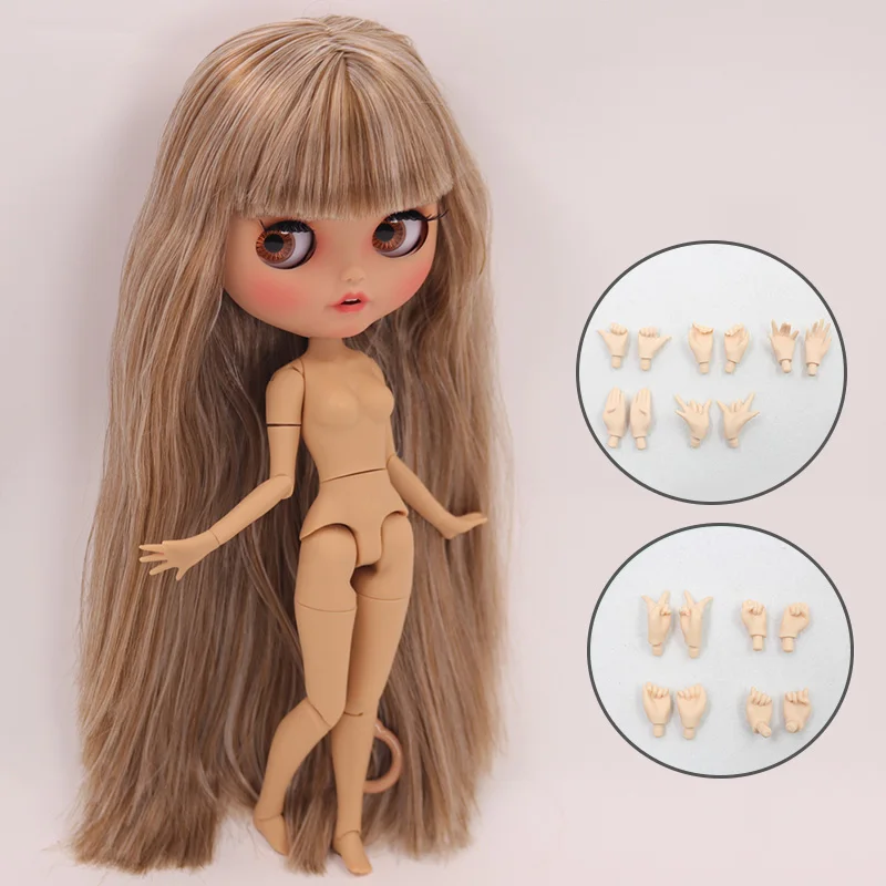Icy dbs blyth boneco beicinho bronzeado pele fossa face articulação corpo 1/6 bjd ooak ob24 Anime Girl