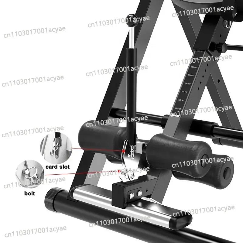 Gravity Inversion Table for Back Pain - Handstand Machine with Secure Ankle Lock for Home & Gym Use, Spinal Decompression