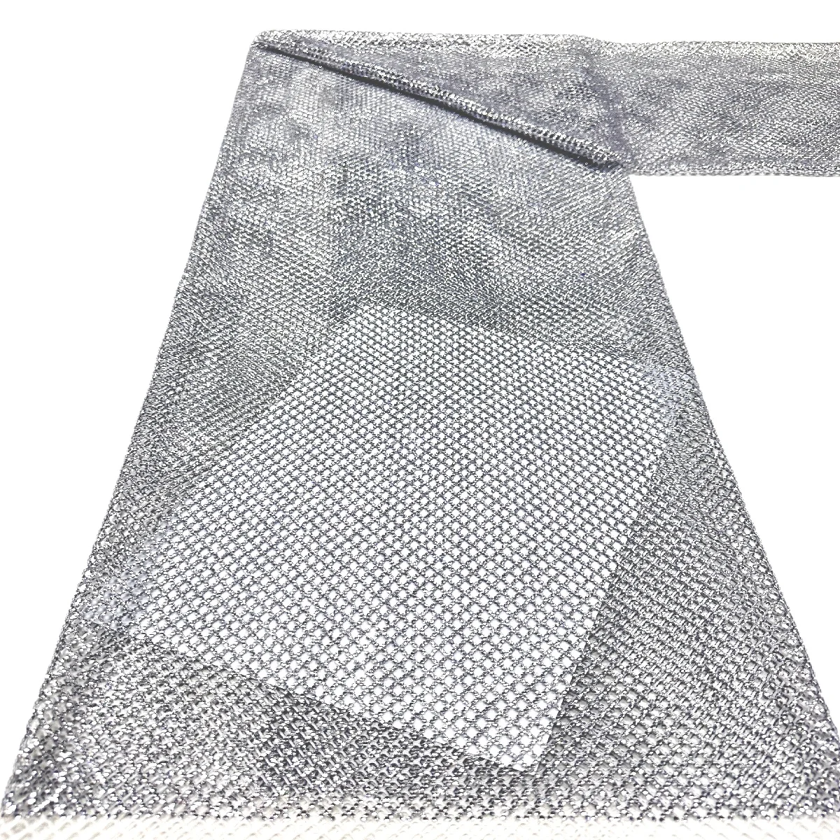 Bronze Metallic Shimmer Mesh Fabric, Glitter Net Tulle for Evening Party Dress Cocktail Gown DIY Sewing Craft Material