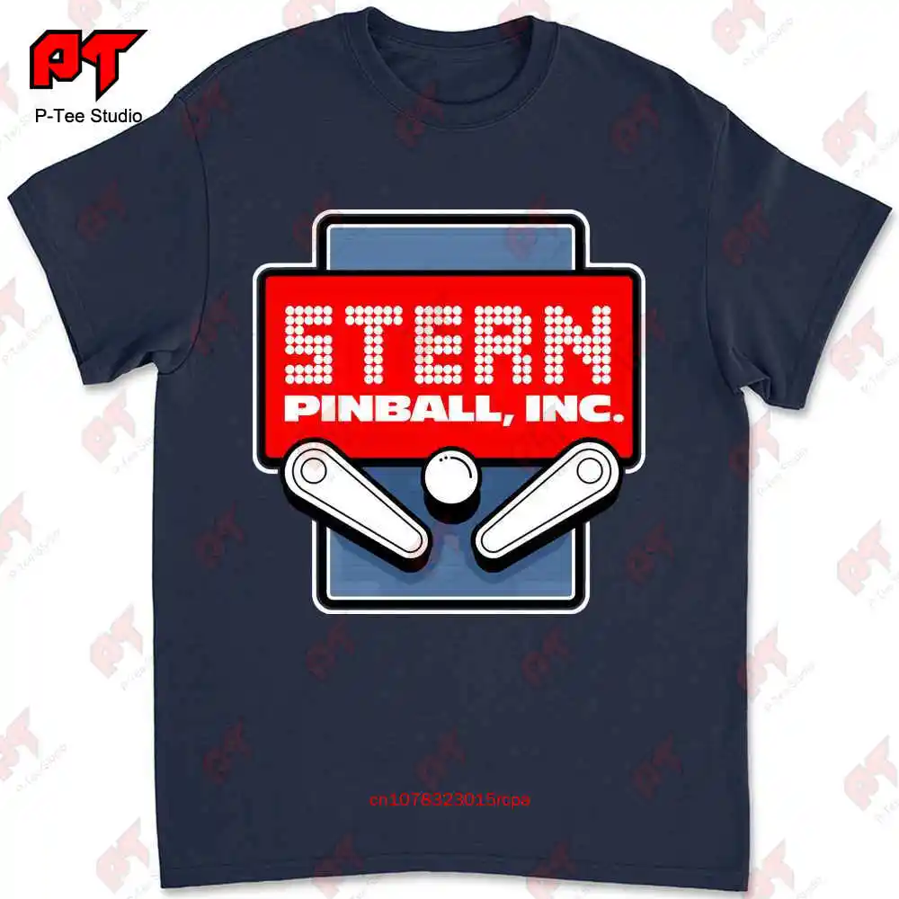 Stern Retro Arcade Gamer Pinball Logo T-shirt 33W3