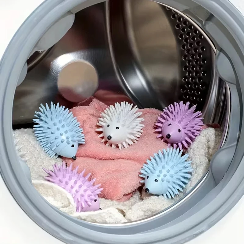 4pcs Laundry Balls Anti-Winding Magic Laundry Balls Drying Cleaning Ball Reusable Household Washing Machine Clothes Softener