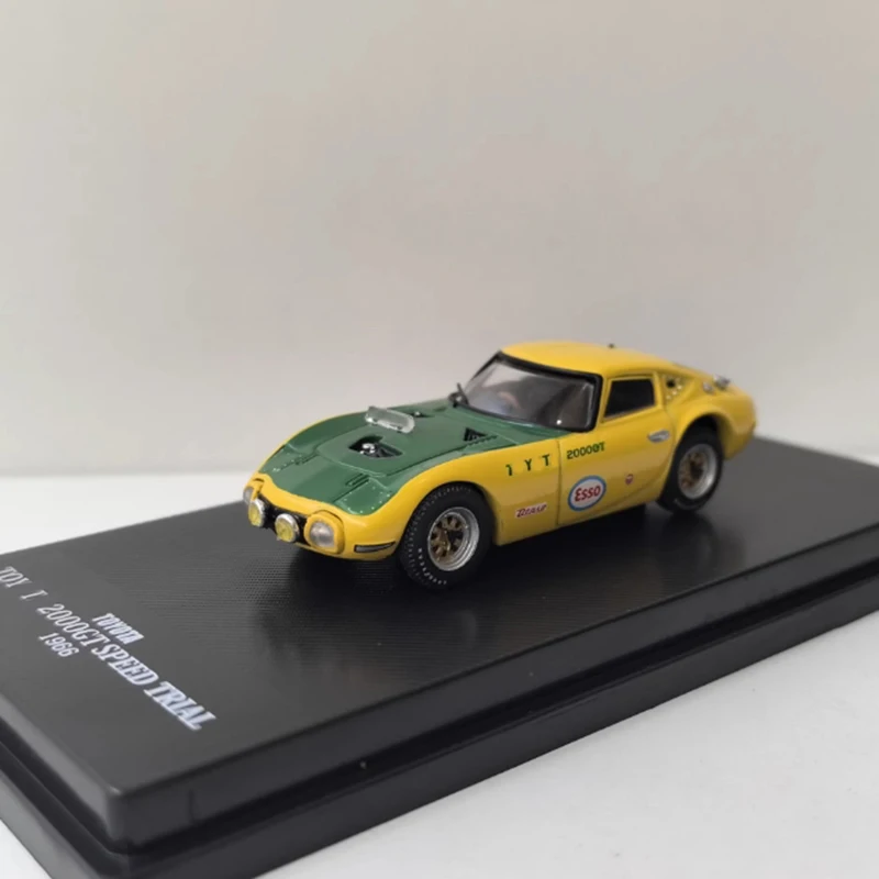 DEA 1/64 Skala TYT 2000GT 1966 Model Samochodu ze Stopu Symulacja Statyczna Kolekcja Dekoracja Prezent Świąteczny Zabawki Pamiątka
