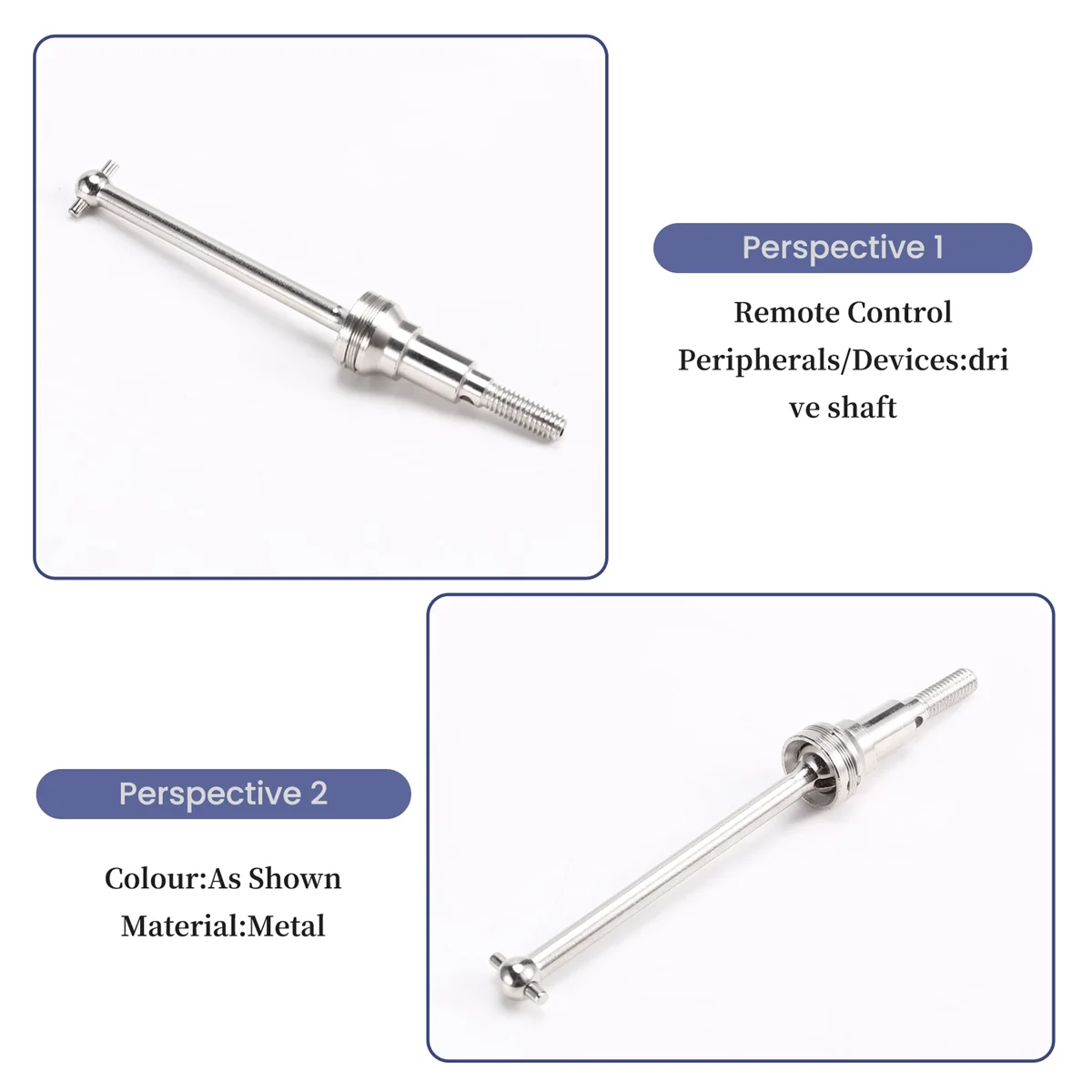 RIRI HBX 16889A 16889 16890 16890A SG1601 RC قطع غيار السيارات M16105 ترقية المعادن الجبهة محرك رمح المعادن الجبهة CAD مهاوي