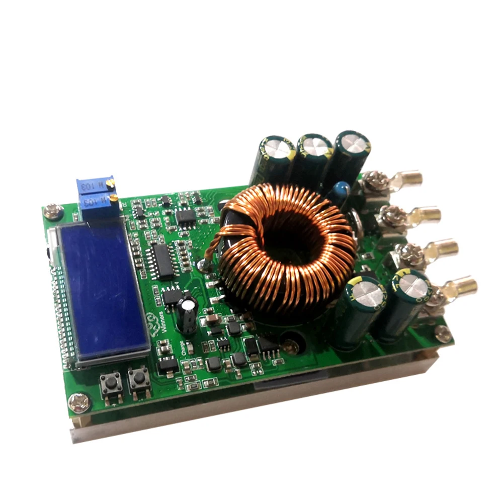 Modulo di alimentazione Step-down regolabile ad alta potenza 20A DC-DC 7V-50V a 0-36V corrente di alimentazione regolata doppio Display