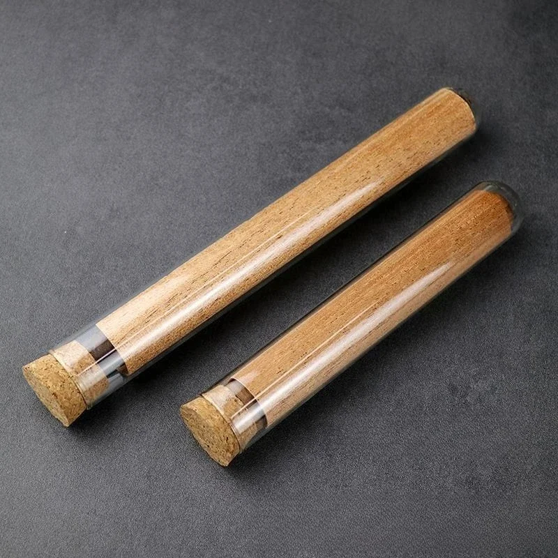 Portable Cigar Humidifier Aluminum Tube with Built-in Spanish Cedar Wood, Anti-pressure and Leak-proof Design