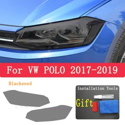 For Volkswagen VW POLO 2018 Car Exterior Headlight Anti-scratch Front Lamp Tint TPU Protective Film Cover Accessories Sticker