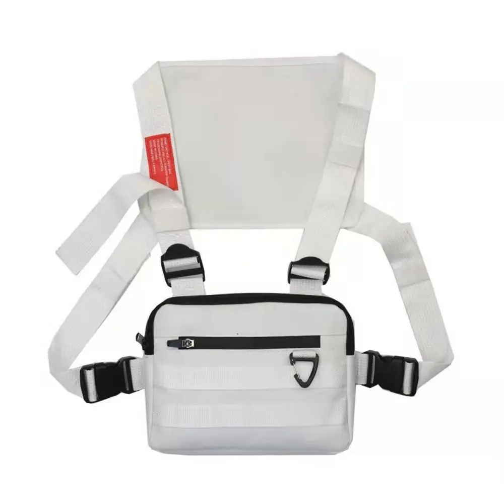 Chest Pocket Chest Front Pack Multi-functional Water Resistant Sports Vest Bag Lightweight Streetwear Running Vest Bag Women