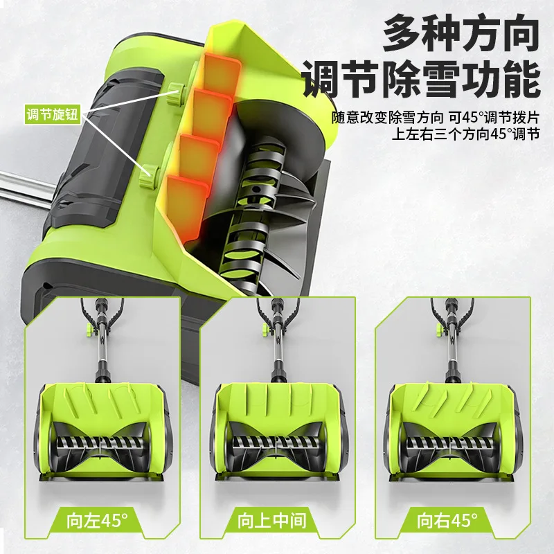 منفاخ الثلج 2025 - مزيل الثلج المنزلي الصغير بتصميم قابل للطي وآلة تجريف الثلج عالية الطاقة لإزالة الثلوج على الطرق