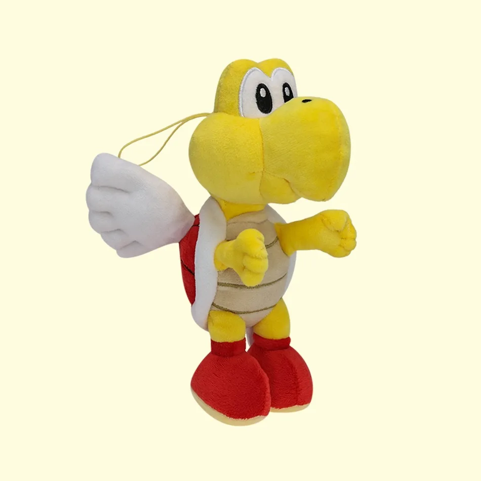 Super Mario Koopa Troopa Plush Set - Flying Paratroopa Ice Skate Koopa Dry Bones And Orange Armadillo Stuffed Toy Collection view 3