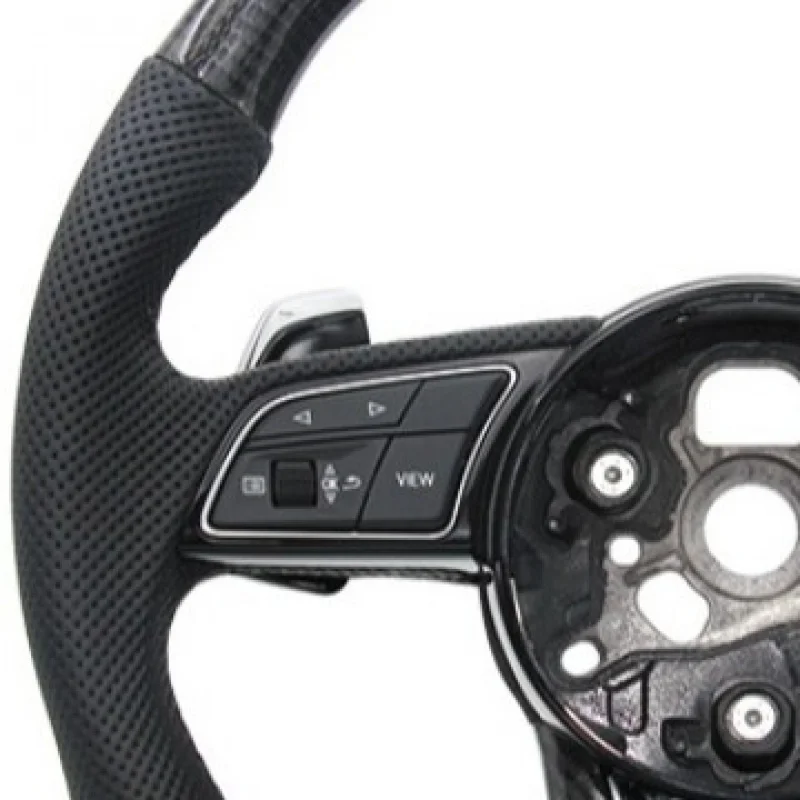 For Audi A3/A4L/A5/Q5 carbon fiber modified steering wheel with multi-function buttons, direct supply from the manufact