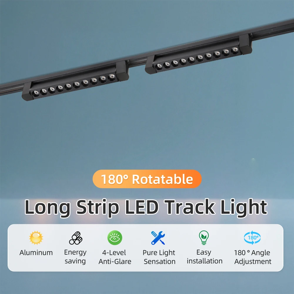 أضواء المسارات led مصباح السقف مصابيح كشاف صغيرة الحجم 110 فولت-220 فولت 10 واط 20 واط بقعة Led المسار السكك الحديدية تركيبة إضاءة الأضواء الملابس متجر السكك الحديدية
