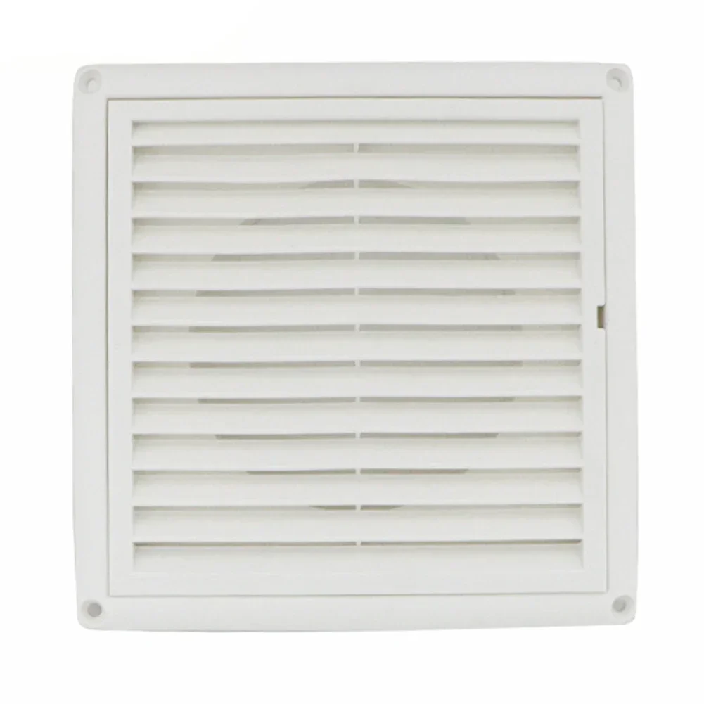 

1PCS Air Vent Grille With Fly Screen 100-200mm White ABS External Internal Ducting Ventilation Cover For Home Renovation DIY