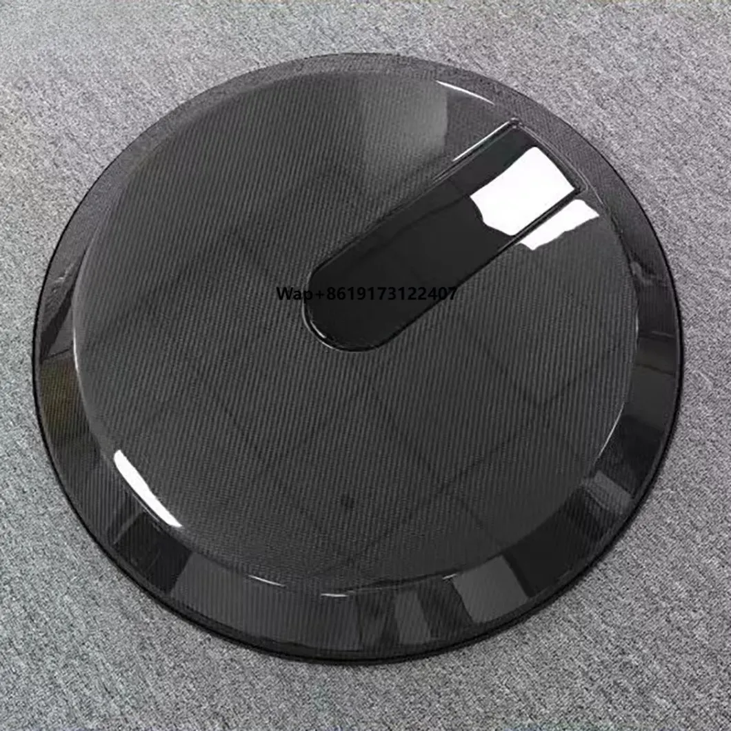 Wholesale Dry Carbon Fiber Tire Cover for  G-Class W464 G63 G500 G65 Wheel Cover OEM/B Style W464 Spare Tire Cover