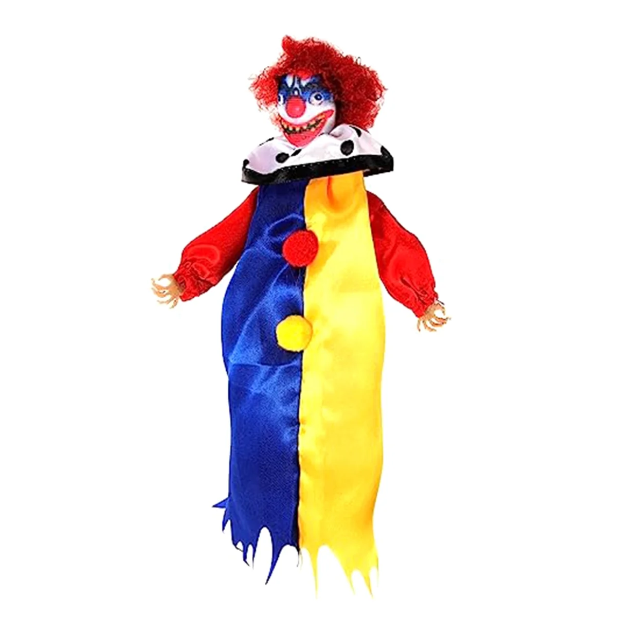 

Halloween Decoration Hanging Clown Doll Haunted House Pendant Horrible Halloween Decor Halloween Clown Pendant ColorfulB