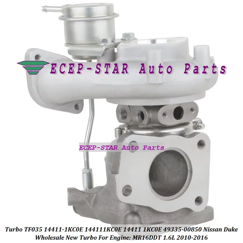 ww Turbo TF035 49335-00850 14411-1KC0E 14411-1KC1A 14411-1KC1E 49335-00883 49335-00870 For Nissan Duke MR16DDT 1.6L 2010-2016