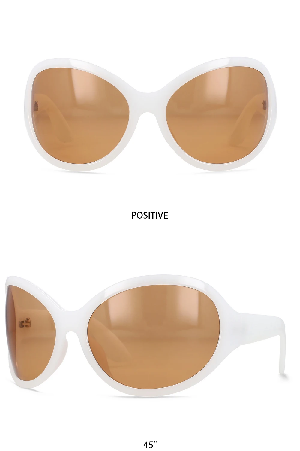 55806 Übergroße Luxus-Herren-Sonnenbrille, die Sonnenbrille für Männer und Frauen fahren, Markendesigner, männlich, Vintage, schwarz, ovale Sonnenbrille – Detail 13
