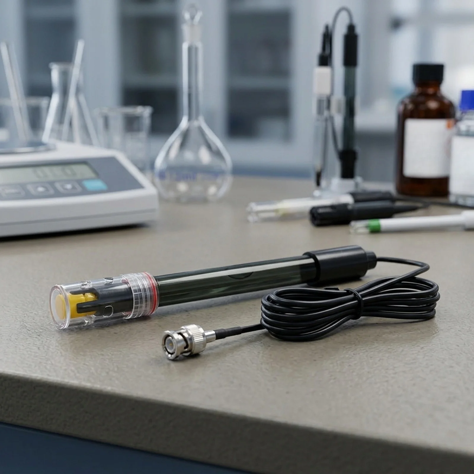 PH Sensor Kit 0-14 For Value Detection With Electrode P/robe BNC Connector For Arduino Water Quality Testing Tool