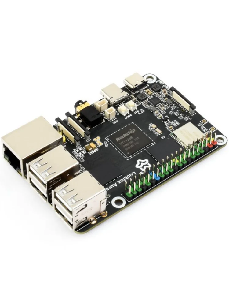 Carte de développement Linux haute performance Luckfox Aura, processeur Rockchip RV1126B Quad-Core 1,6 GHz, 3 puissances informatiques TOPS