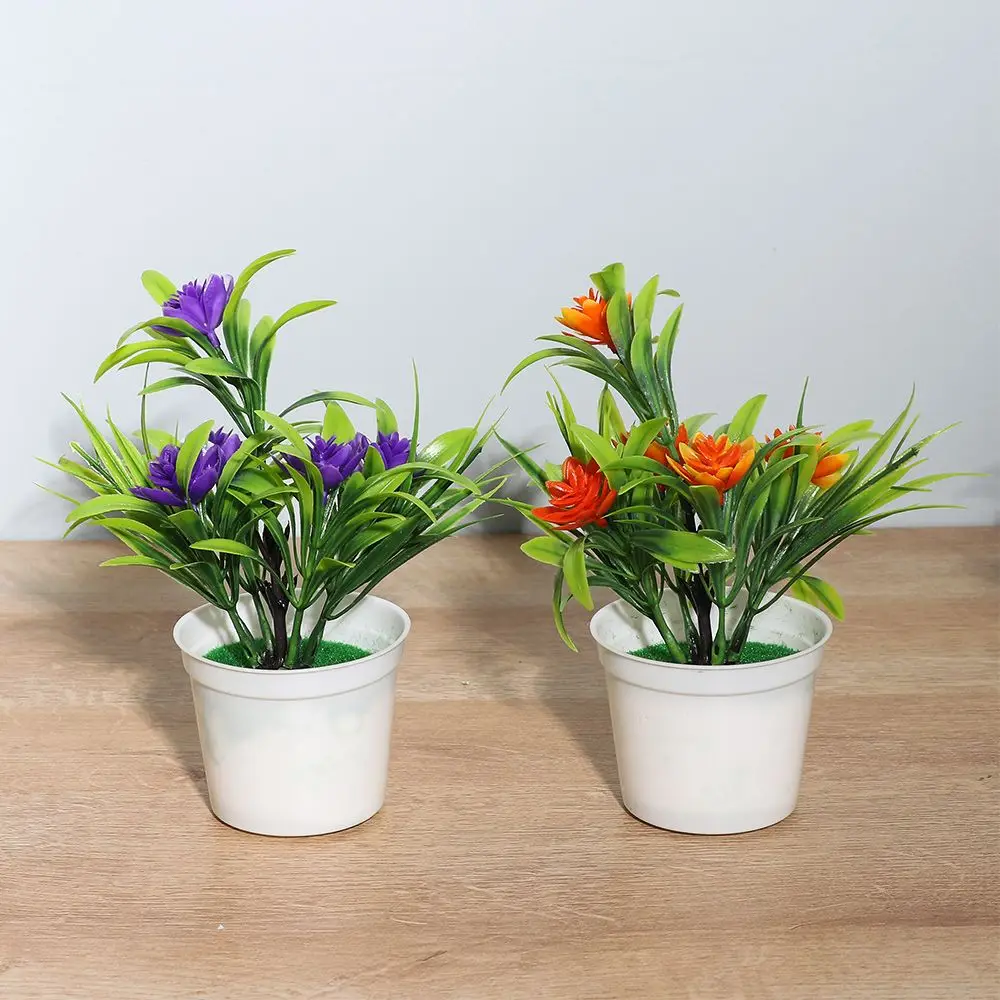 Столовая, свадебная вечеринка, украшение, мини-пейзаж, искусственный цветок с горшками, уличный декор, искусственные накладные растения