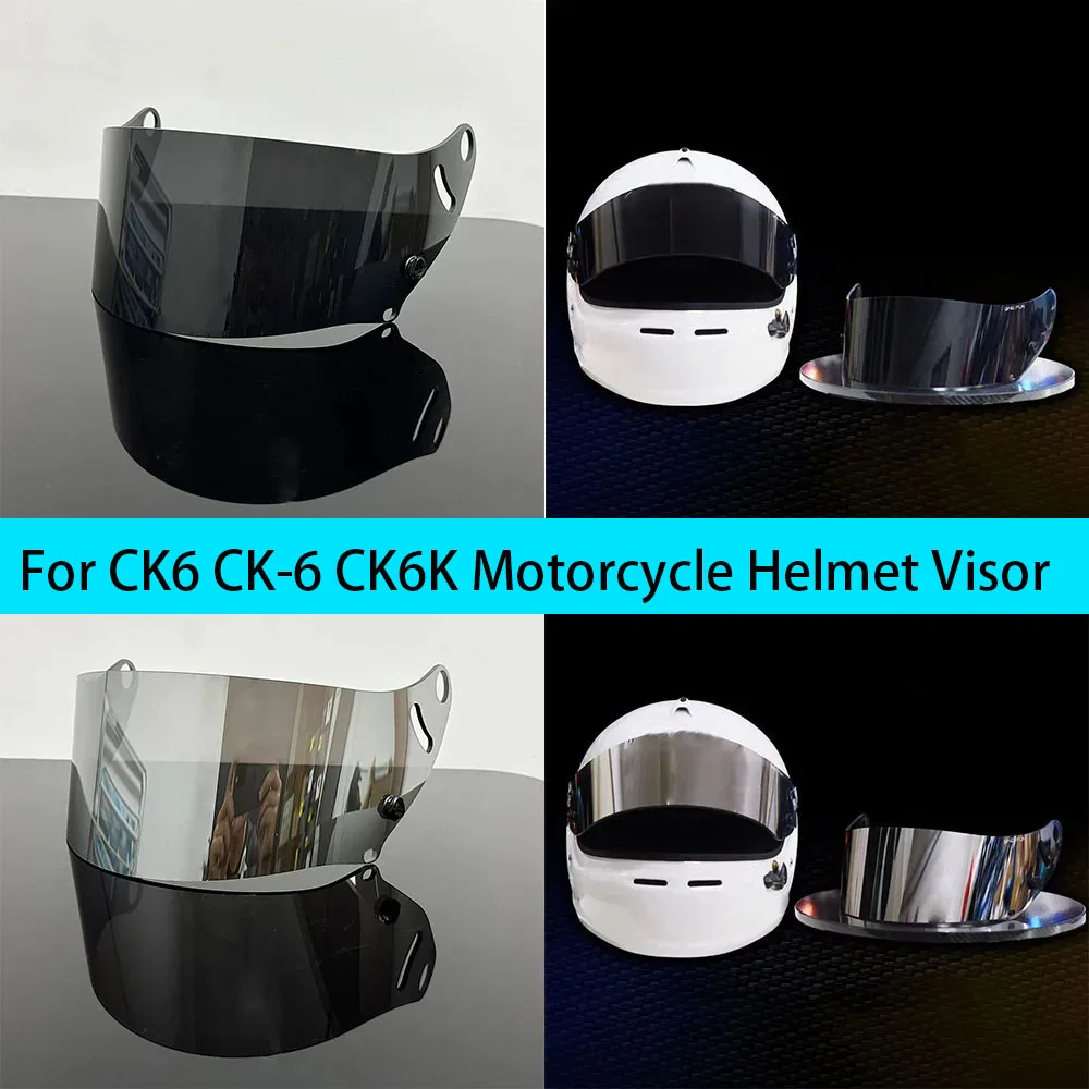 

Rally Racing Kart Racing Helmet Anti-UV PC Visor Lens For CK6 CK-6 CK6K Motorcycle Helmet Visor Lens