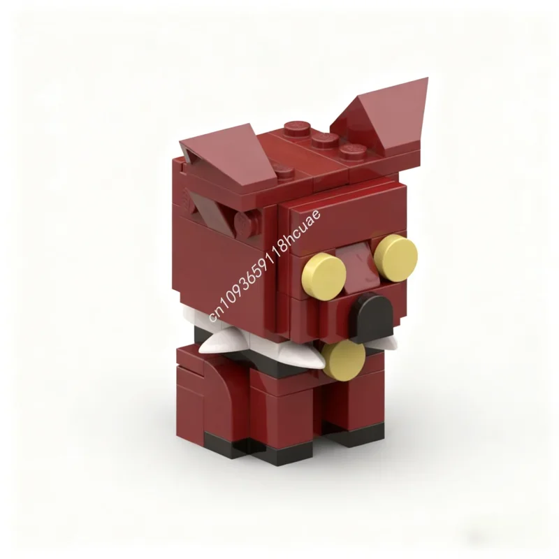 

82 детали MOC Hellpuppy Brickheadz: Модульный конструктор, развивающая игрушка для творчества, архитектурный набор, подарок на Рождество