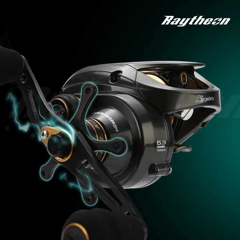 Imagem -06 - Histar Raytheon Carretel de Pesca de Fundição Longa Alta Relação Corpo de Metal Baitcasting 6.5:1 12kg Drag Power 10 Mais bb