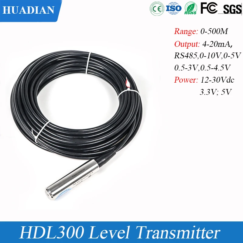 80M 4-20MA RS485 0.5-3V 0.5-5V level transmitter Controller level sensor water tank level indicator 80M