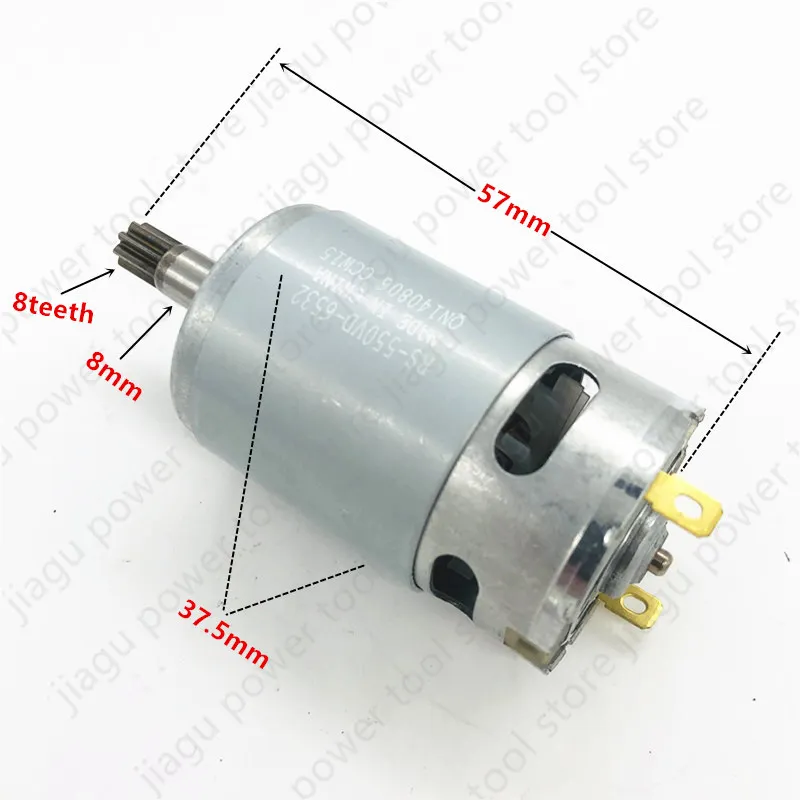 Acessórios da Ferramenta Elétrica do Motor Rs550 Wx390 18v 20v para Worx Wu390 Wx390.1 Wx390.31 Wu390.9 Wx390.9 h3 Qn147y12