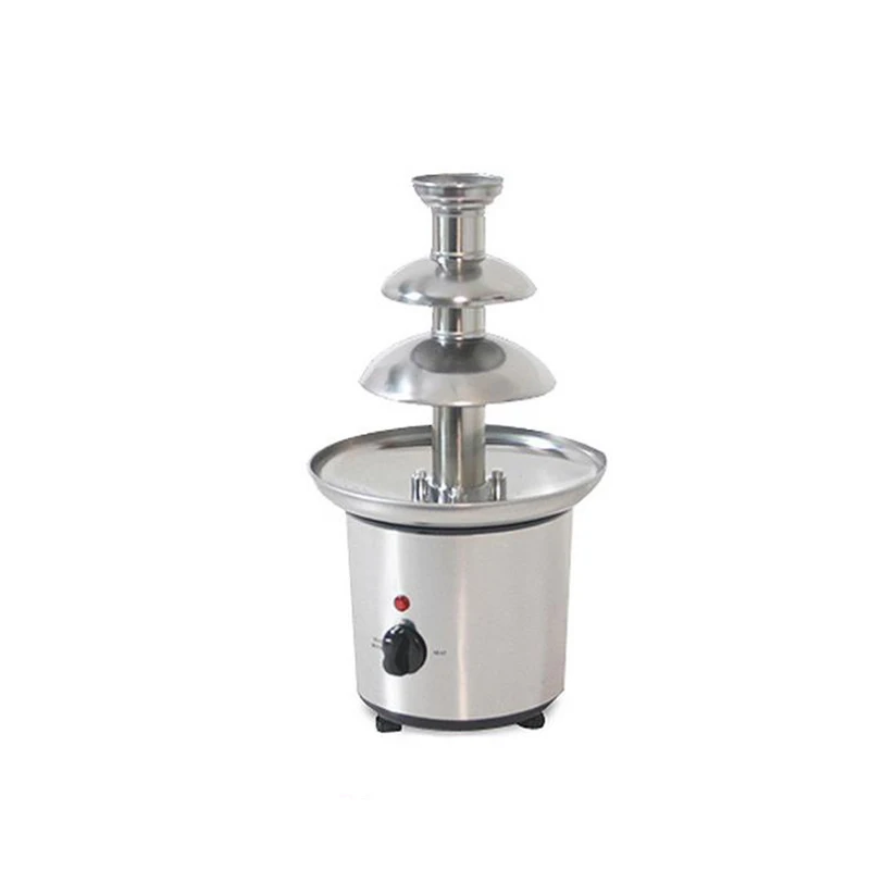 2000W Chocolate Melting Machine Fountain Three-layer Chocolate Melting Tower Stainless Steel Chocolate Melting Machine