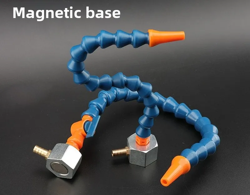 Plastic Bamboo Joint Coolant Tube Y Type Fork Universal  Snake Pipe Adjustable Nozzle for Lathe Machine Oil Water Cooling