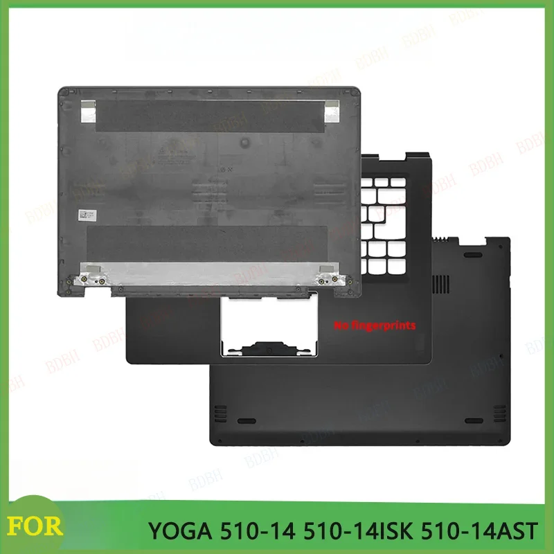 NOVO Para YOGA 510-14 510-14ISK 510-14AST Flex 4-1470 Flex 4-1480 Carcaça de Laptop: Tampa Superior do LCD/Capa Traseira/Moldura Frontal/Base Inferior
