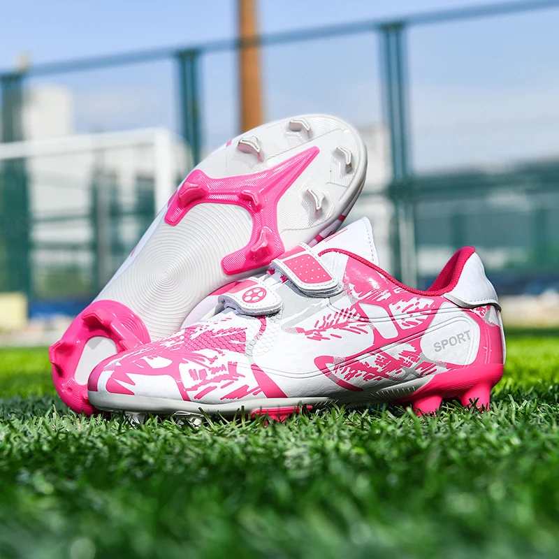 DR.EAGLE-Chaussures de football pour enfants, chaussures de football en plein air, crampon, TF, FG, taille 28-38