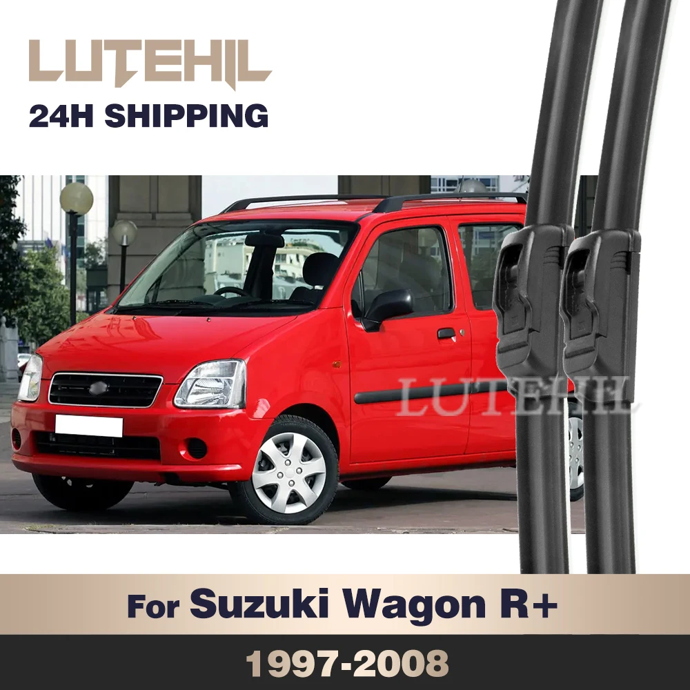 

For Suzuki Wagon R+ 1997-2008 1998 1999 2000 2001 2002 2003 Wiper Front Wiper Blades Windshield Windscreen Window Brush 20"+18"
