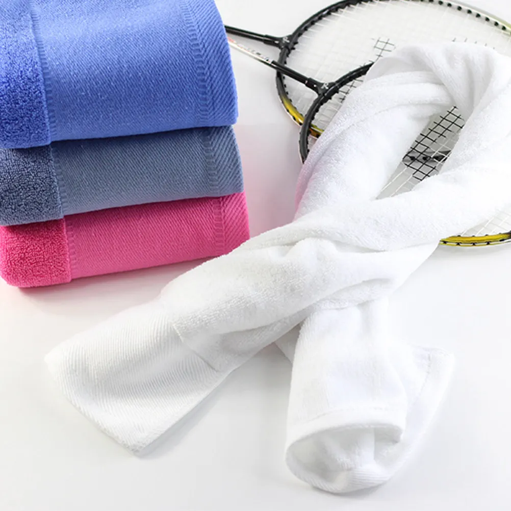 

Спортивное полотенце из розового хлопка для активного отдыха, удлиненное, впитывающее пот, для спортзала, йоги, бега, кемпинга, походов, практичное фитнес-полотенце