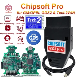 Chipsoft Pro for GM work with OPEL GDS2 Diagnostic Tool for GM GDS2 V2023.2.1 Tech2WIN 16.02.24 VCI Diagnostic Cable
