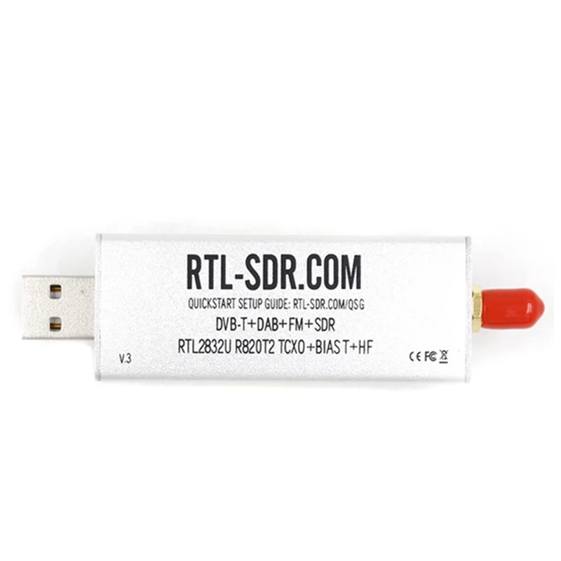 Multifunctionele Software-Gedefinieerde Draadloze Ontvanger Radio-Ontvanger RTL-SDR V3 R820t2 Rtl2832u 1ppm Tcxo Sma Rtls Sdr