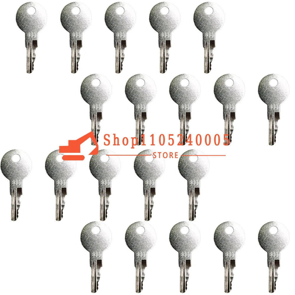 20/10/5/1PCS New Ignition Key 556 for Hyster Yale Forklift Upright Skid Steer Models C175 L180 LS125 LS160 L784 L465 LX665 LS140