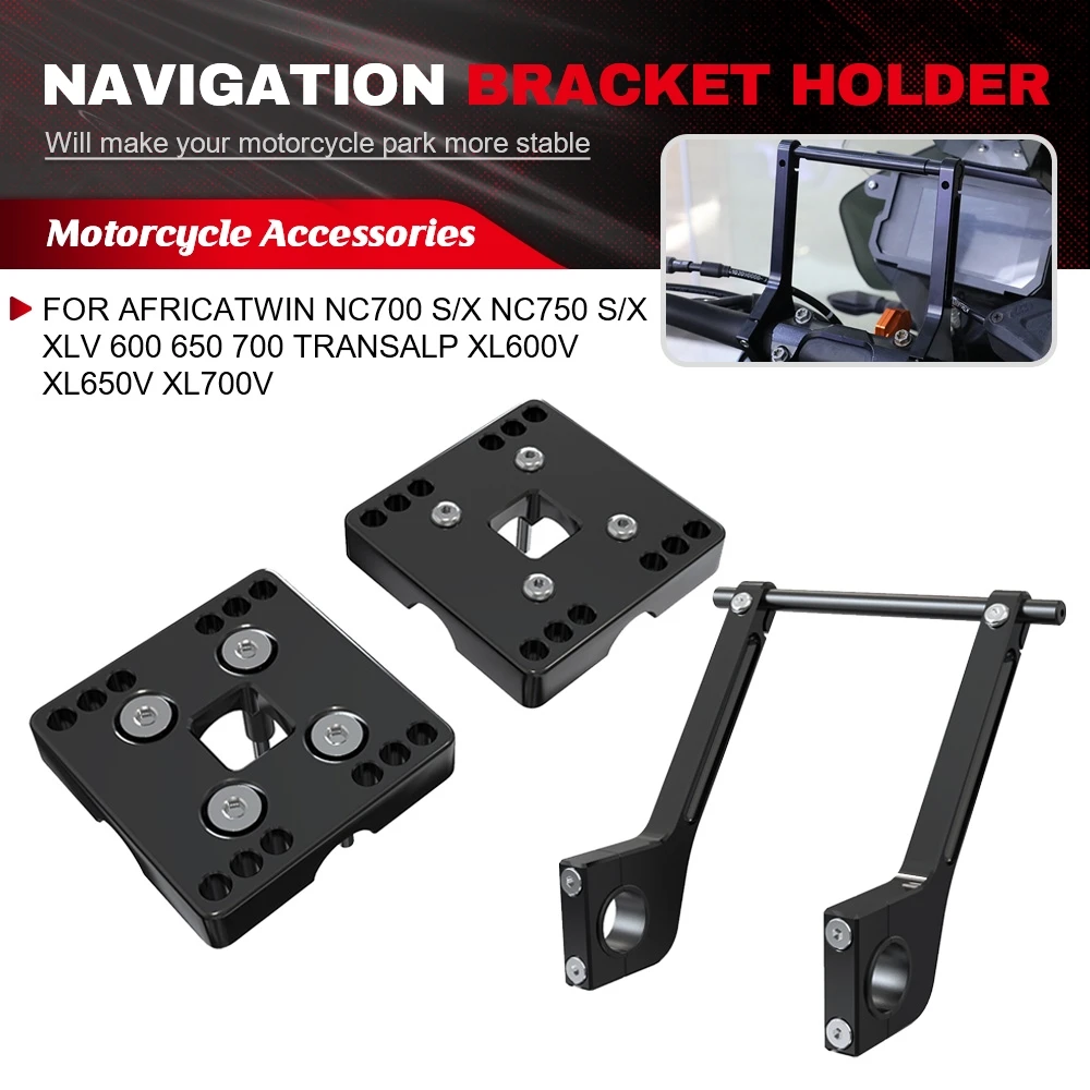 

Motorcycle Navigation Bracket Holder For HONDA AFRICATWIN NC700 S/X NC750 S/X XLV 600 650 700 TRANSALP XL600V XL650V XL700V