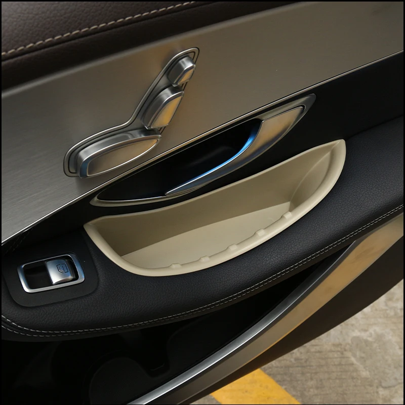 For Mercedes Benz C-Class W204 W205 W206 2008-2024 front rear door storage organizer box Car Door Tray Organizer Accessories view 3