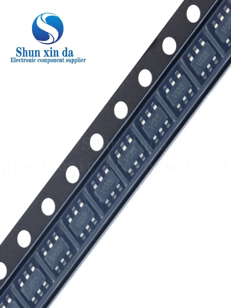 50PCS SRV05-4 SRV05 V05 SOT23-6 SRV05-4.TCT ESD SMD Low Capacitance TVS Diode Array One-way 4-channel 5V