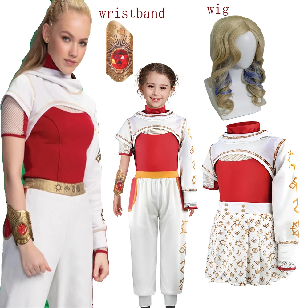 Filme zumbis 4 victor cosplay nova traje casaco terno menina daywalker define roupas escolares vestidos roupas halloween carnaval terno