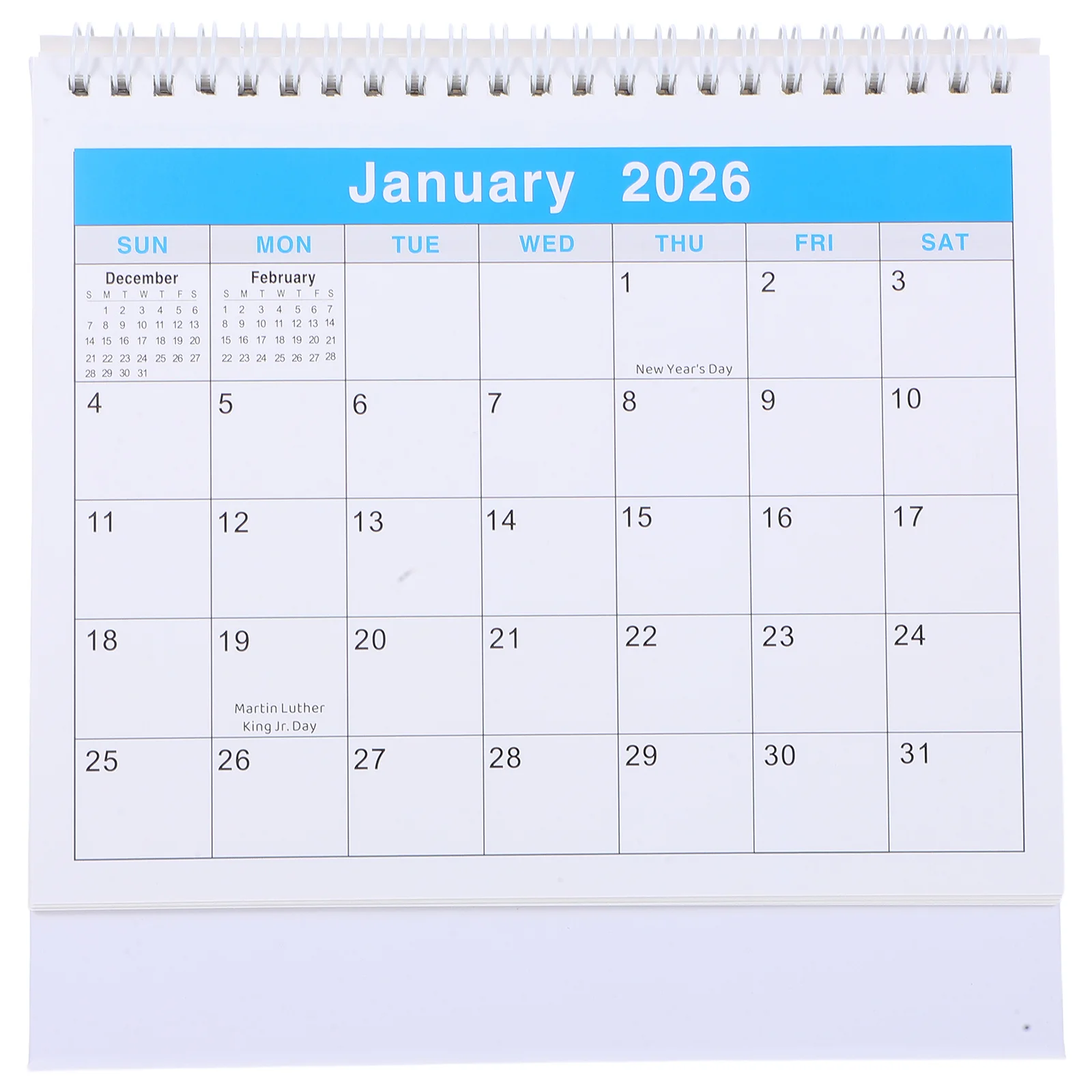 

2026 Desk Calendar July Dec Monthly Weekly Planner For Home Office School Teachers Students Schedule Organizer Track Important