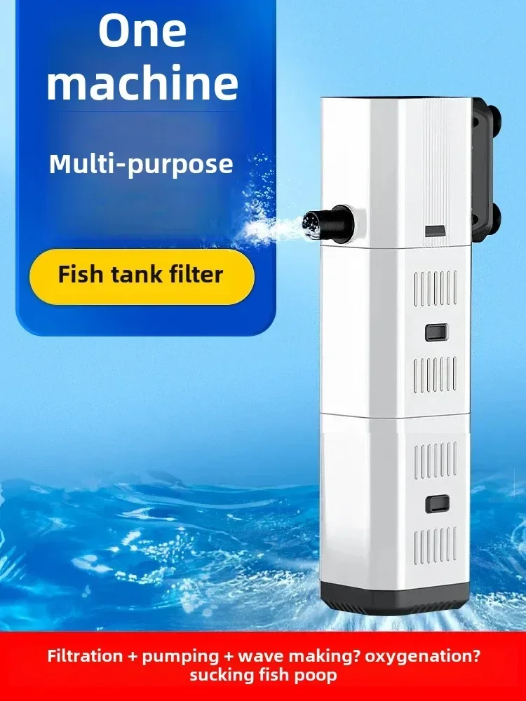 

filter integrated machine with built-in three-in-one water purification circulation system for fish tank filter