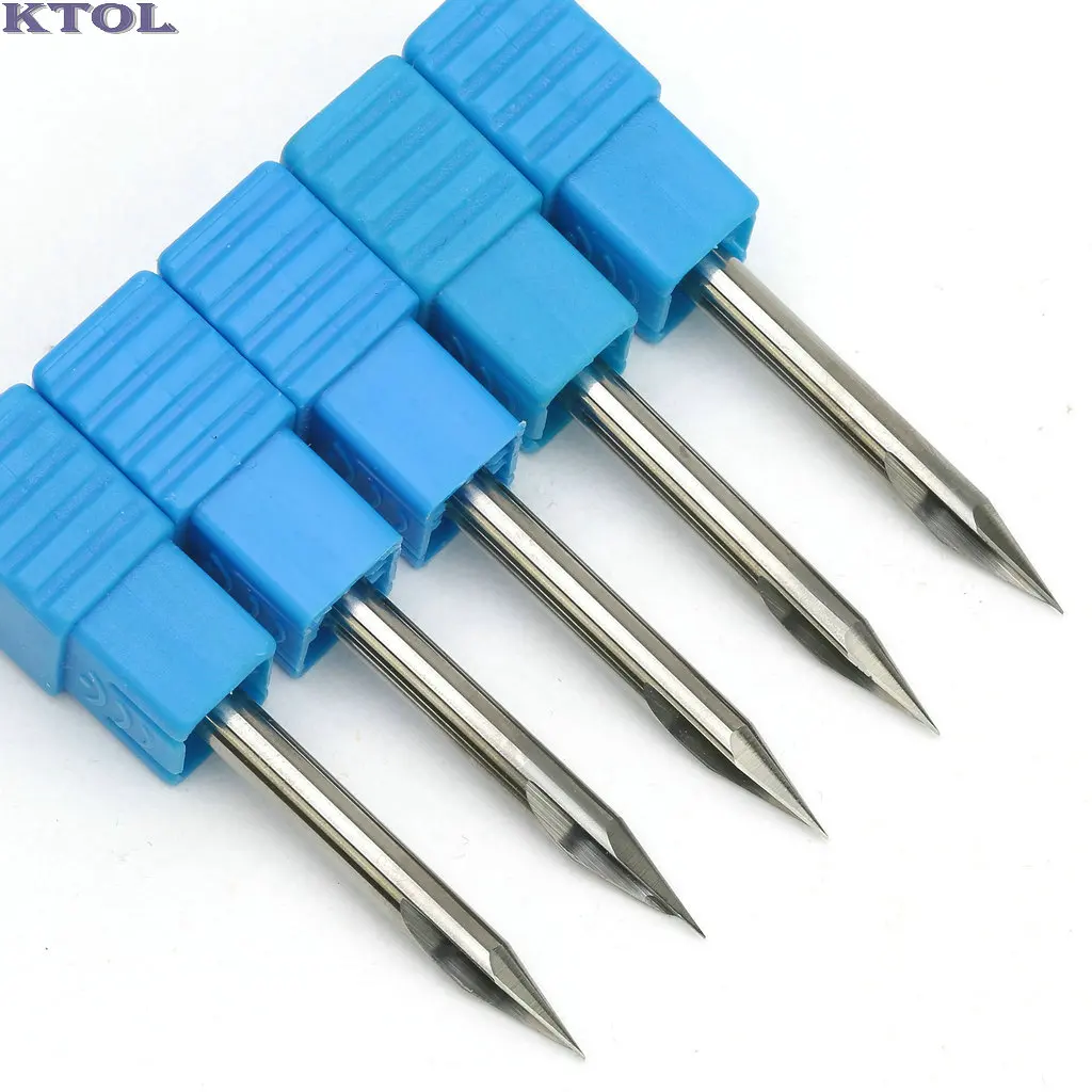 

4mm One Flute PCB Engraving Bit CNC Router End Mill Straight Carbide Carving Cutter Tungsten Tools for Aluminum Metal 3D Relief