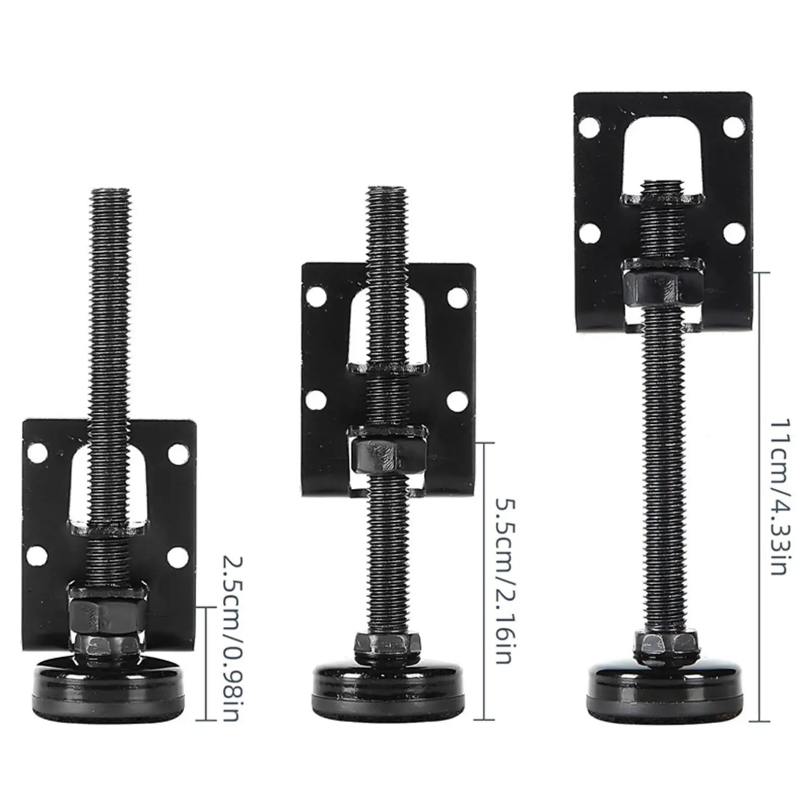 

Adjustable Leveling Feet Multifunction Simple Leg Levelers Easy to Install for Shelving Units Wardrobe Desk Chair Workbench
