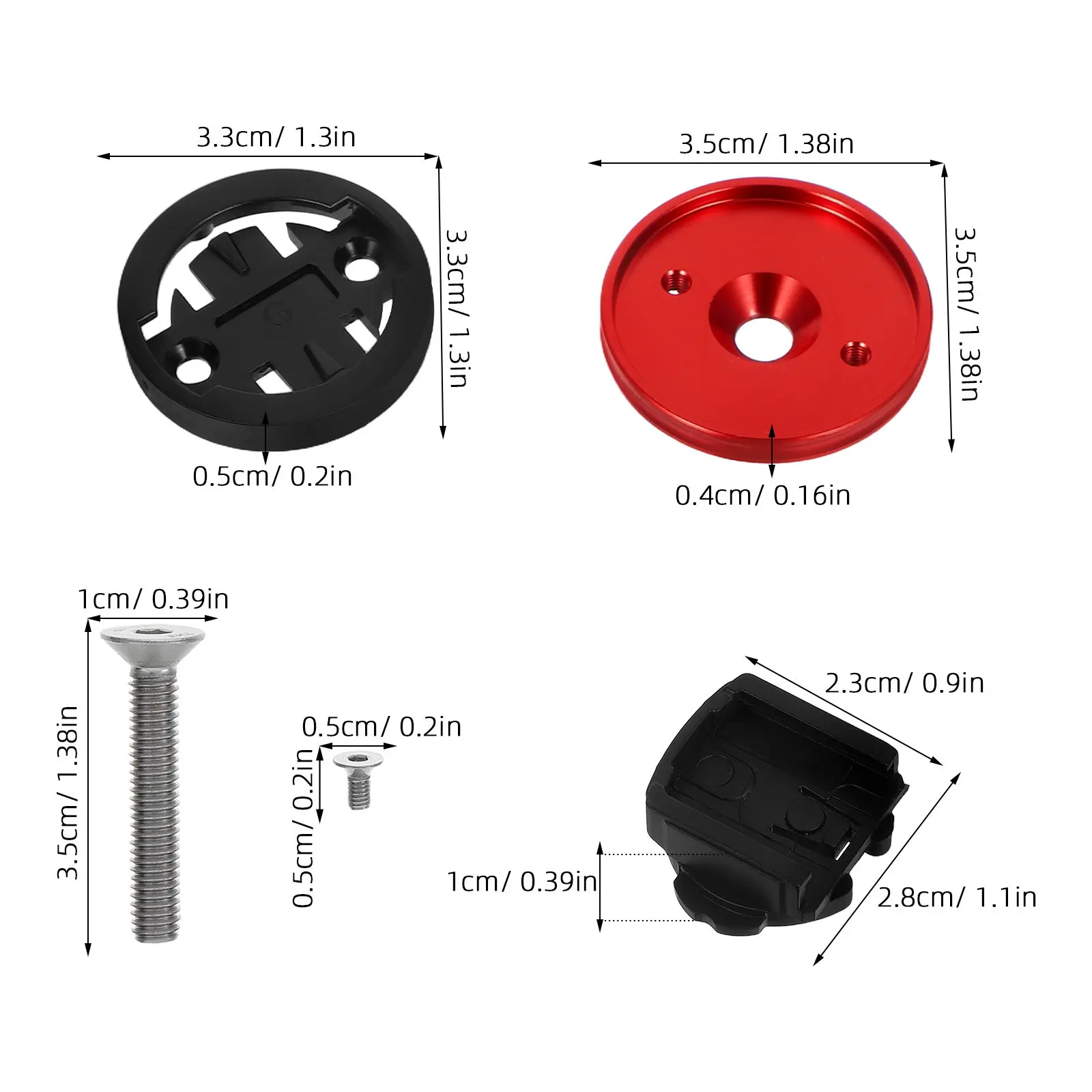 1Set Bicycle Computer Mount Aluminum Alloy Cycling Electronics Mount for Road Handlebar Stem Real Time Data Tracking