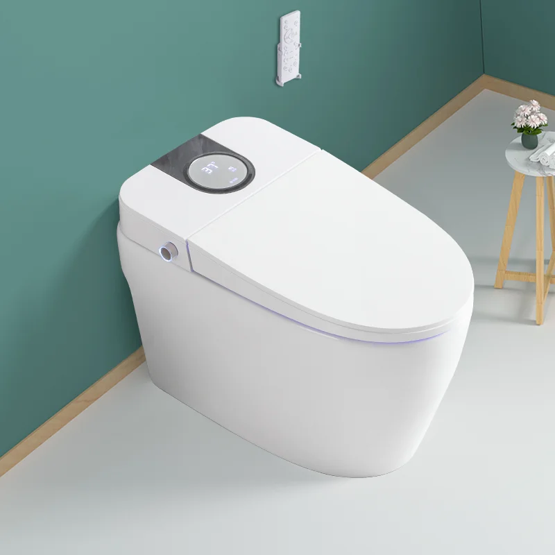 

Foot sense flushing instant heated electric western smart closestool toilet