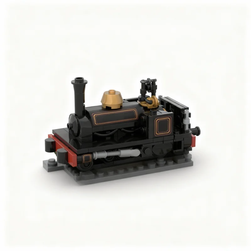 164pcs MOC Train Quarry Hunslet Hugh Napier Model Building Blocks Christmas Gifts Toys Construction DIY Creative Education